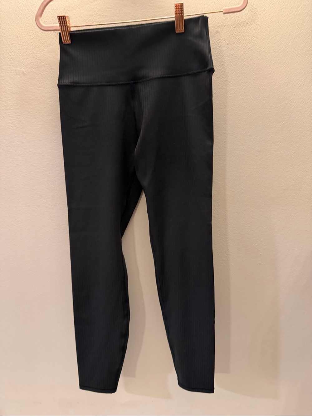 Vuori Studio Pocket Legging High Rise Ribbed Black Size Small